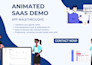 create an animated saas demo video or app walkthrough